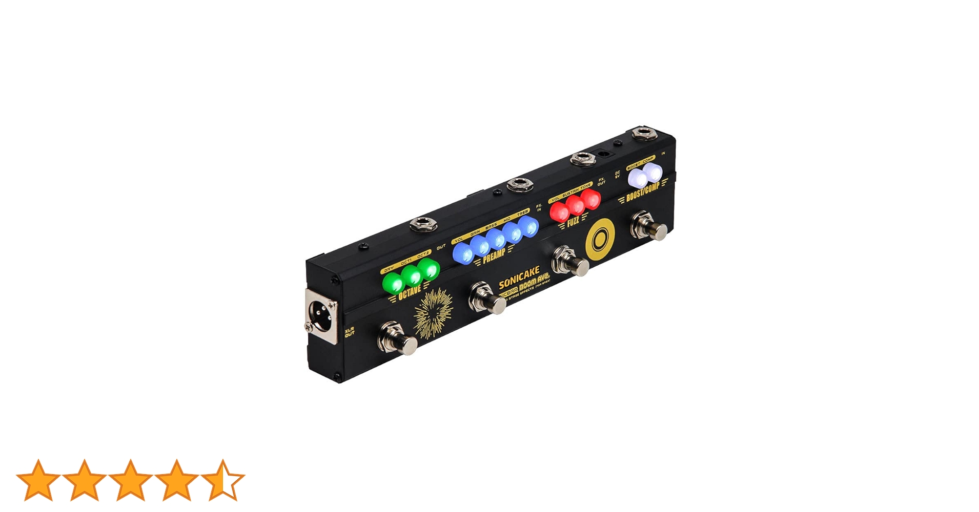 Amazon | SONICAKE プリアンプ＆コンプレッサー＆ブースター＆ファズ